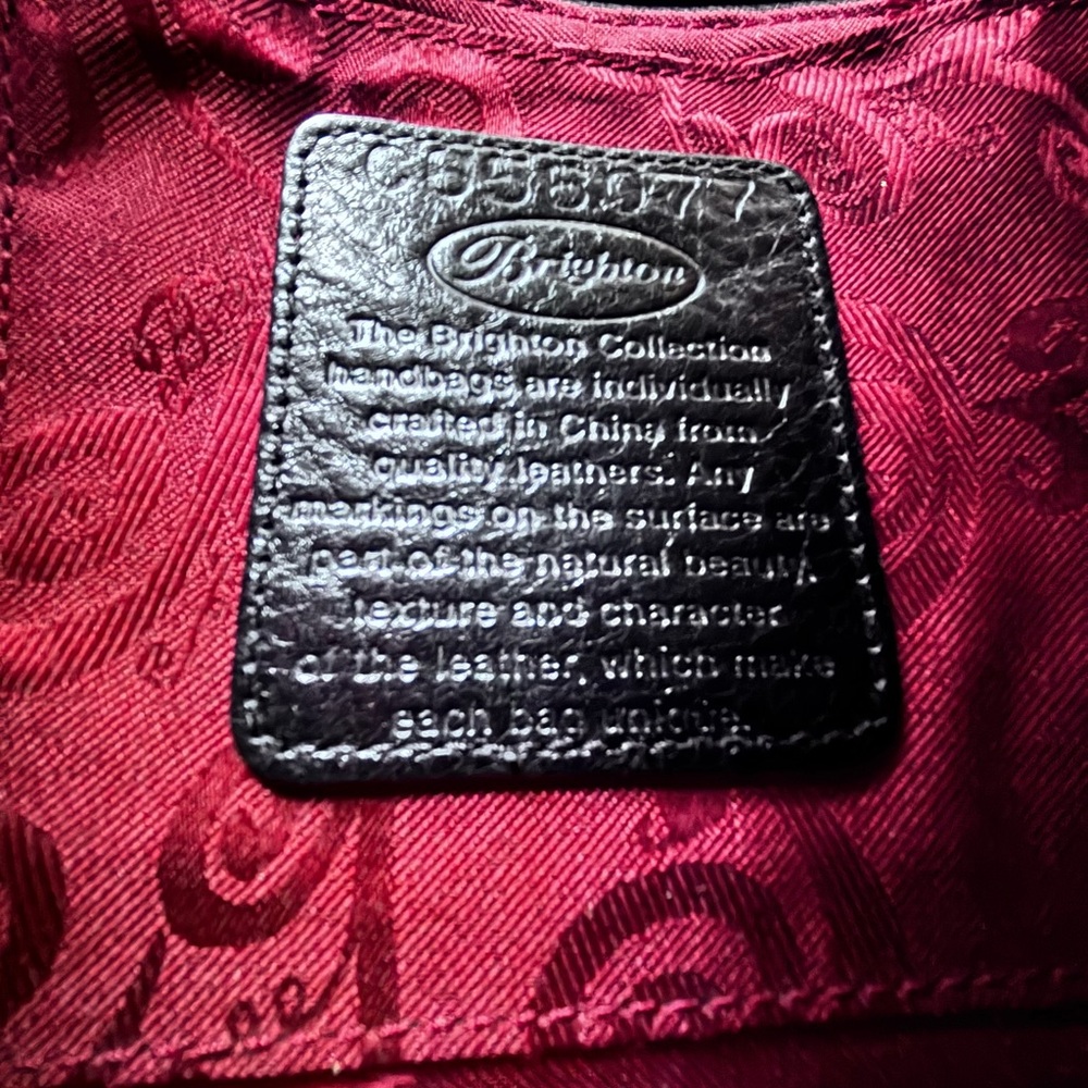 BRIGHTON Black Pebble
Leather Medallion Shoulder
Bag - Picture 2 of 10
